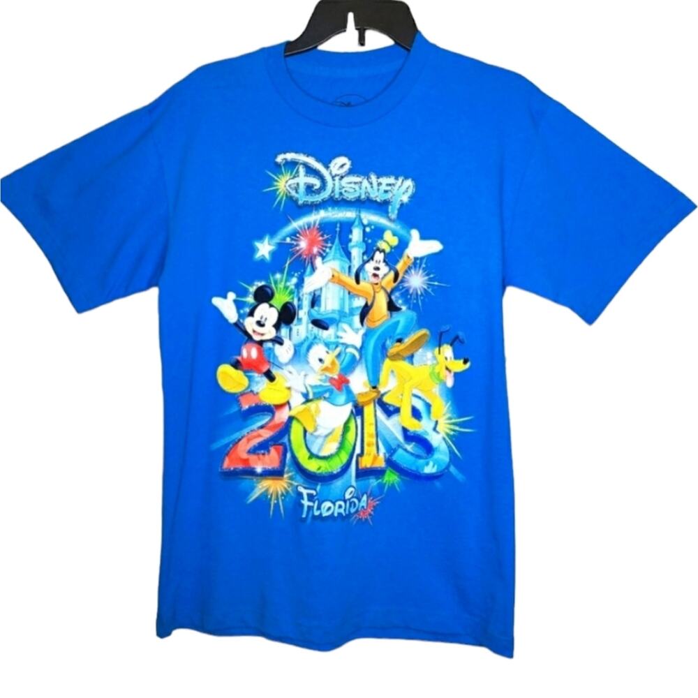 Disney blue graphic T shirt size medium